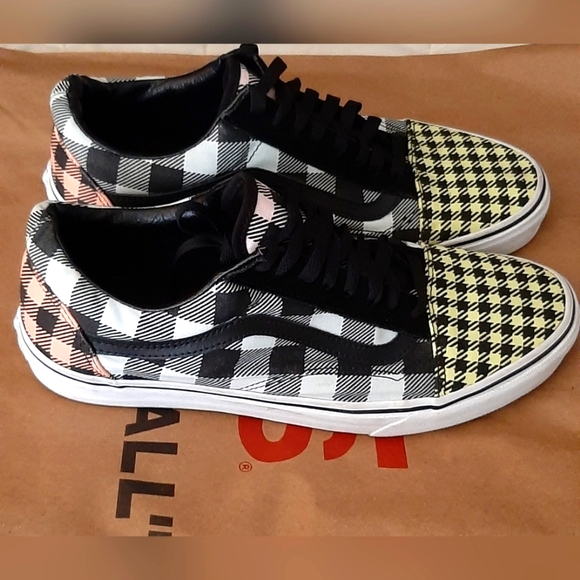 Vans Old Skool Plaid Is Not Dead "What The Buffalo Pastel" - Picture 1 of 12